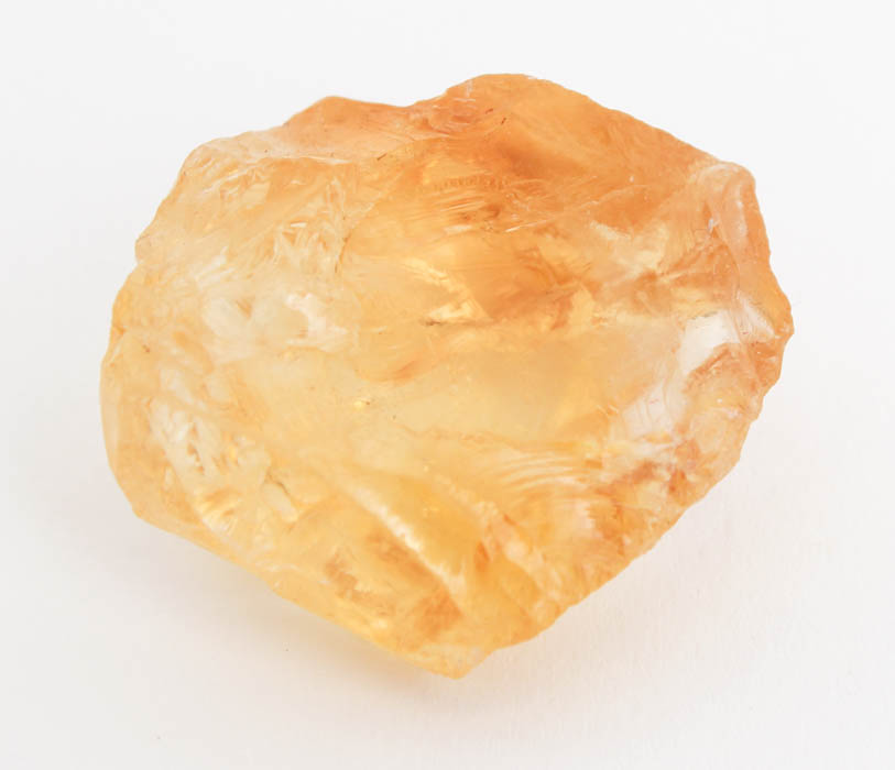 Pair of Uncut Citrine Quartz Stones