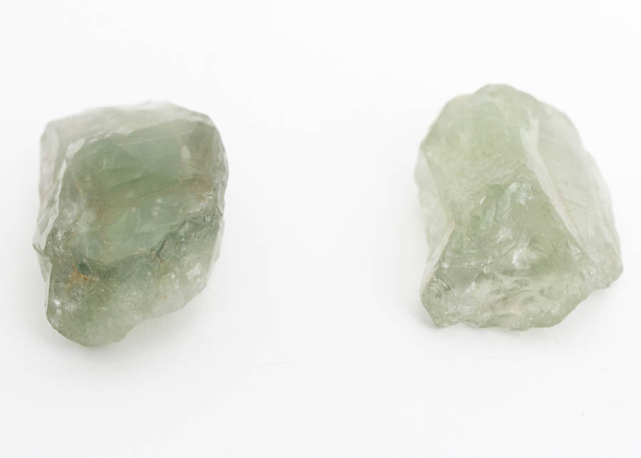 Pair of Praisiolite Stones