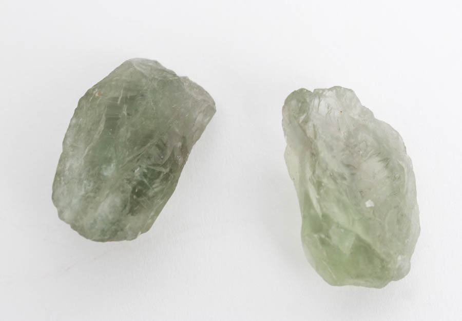 Pair of Praisiolite Stones