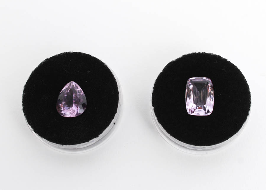 Pair of Amethyst Stones