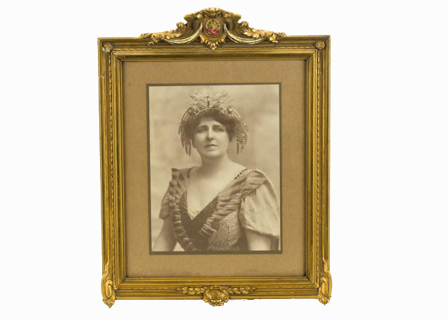 Vintage Black-and-White Photograph of Actress