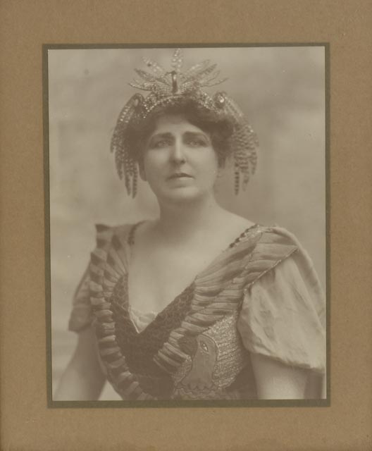 Vintage Black-and-White Photograph of Actress