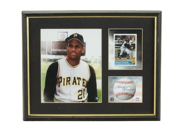 Roberto Clemente Toon Art Display