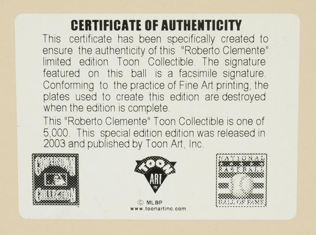 Roberto Clemente Toon Art Display