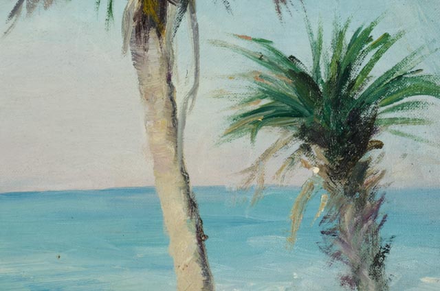 Dora McCollister Original Oil on Board Seascape