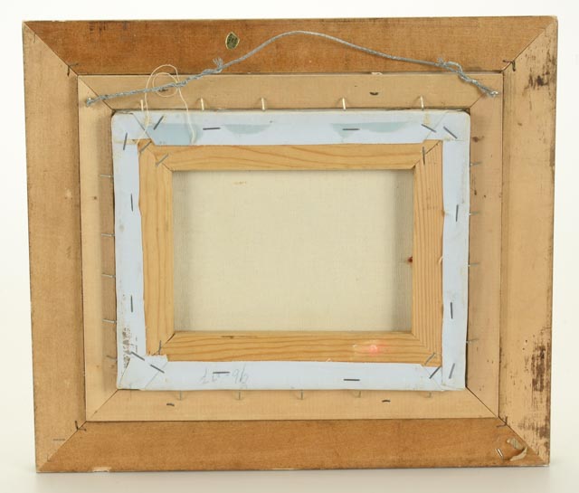 Caroline Burnett Oil on Canvas Parisian Street Scene