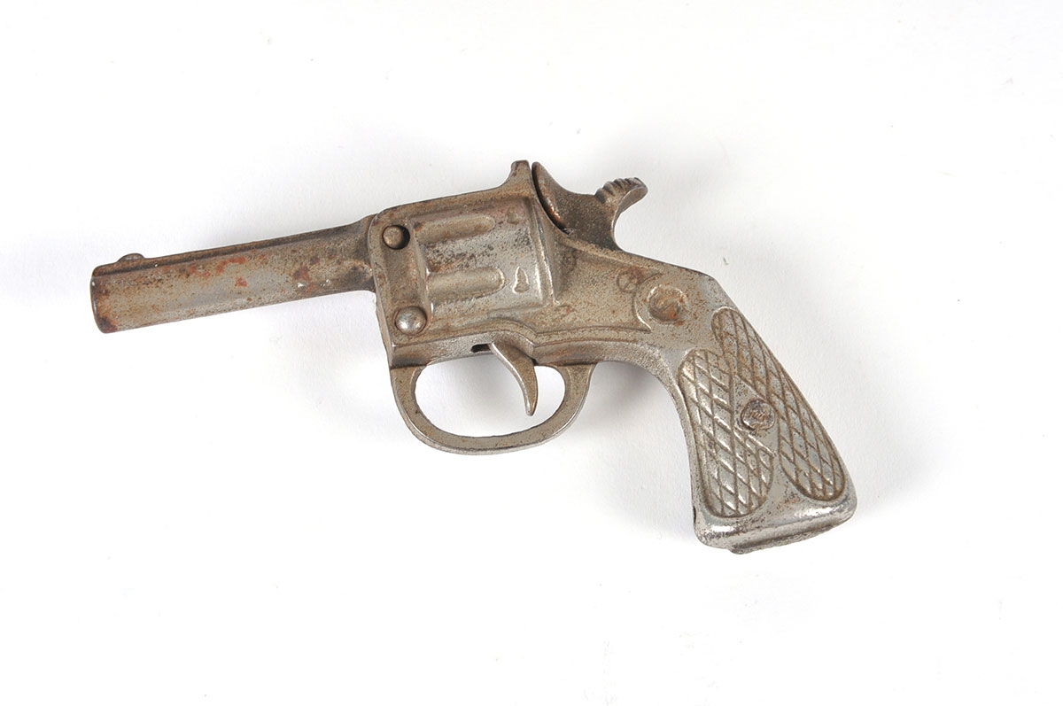 Painted Wood Shoe Shine Box and Small Items