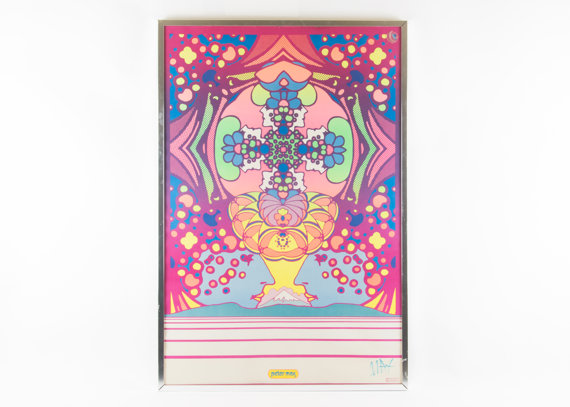 Peter Max Signed and Framed Poster "2000 Light Years"