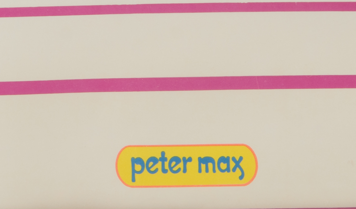 Peter Max Signed and Framed Poster "2000 Light Years"