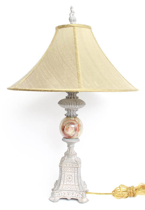 Concrete and Geode Lamp