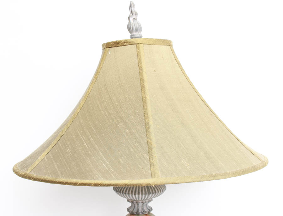 Concrete and Geode Lamp