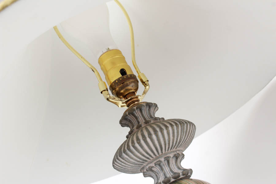 Concrete and Geode Lamp