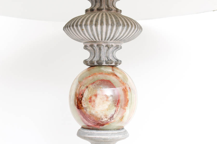 Concrete and Geode Lamp