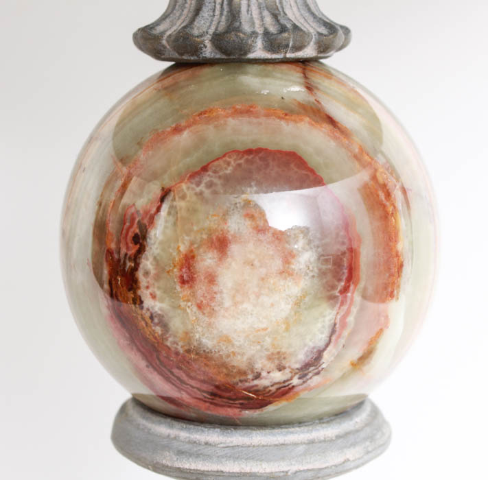 Concrete and Geode Lamp