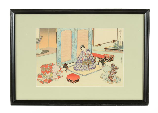 Japanese Woodblock Bookplate