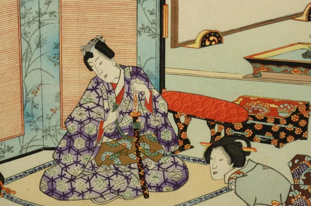 Japanese Woodblock Bookplate