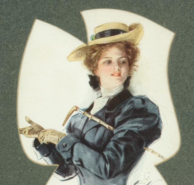 Harrison Fisher Offset Lithograph "The Thoroughbred"