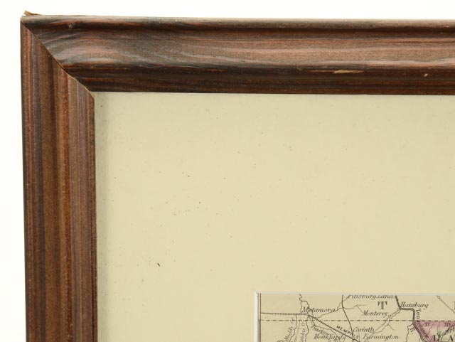 1866 J.H. Colton Map of Alabama