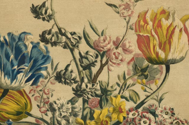 Robert Furber "12 Months of Flowers" Hand-Colored Lithograph