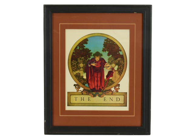 Maxfield Parrish "The End" Photo Offset Lithograph