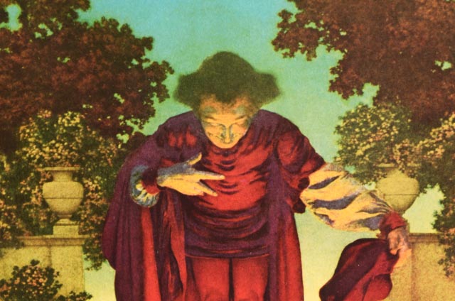Maxfield Parrish "The End" Photo Offset Lithograph