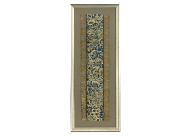 Vintage Hand Embroidered Chinese Silk Panel