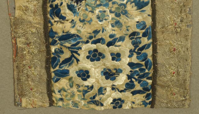 Vintage Hand Embroidered Chinese Silk Panel