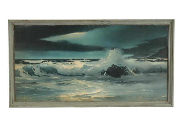 Clair Weidenaar Offset Lithograph on Board Seascape