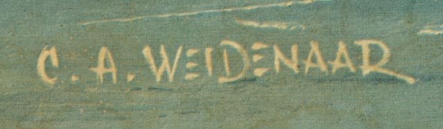 Clair Weidenaar Offset Lithograph on Board Seascape