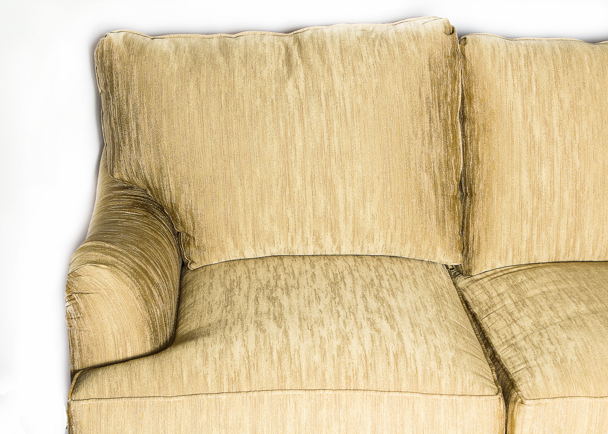 Henredon Gold Colored Sofa from Fireside Collection