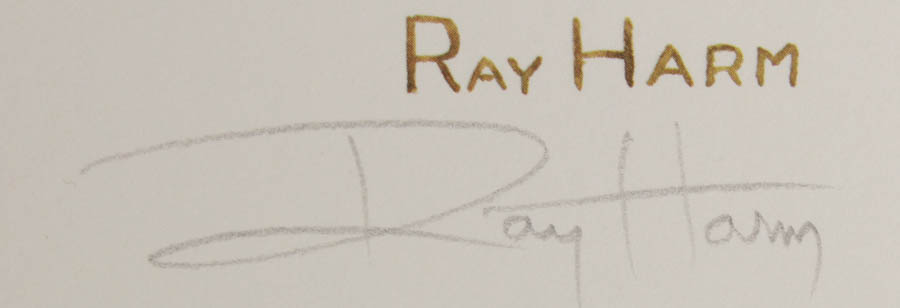 Quintet of Signed Ray Harm Prints