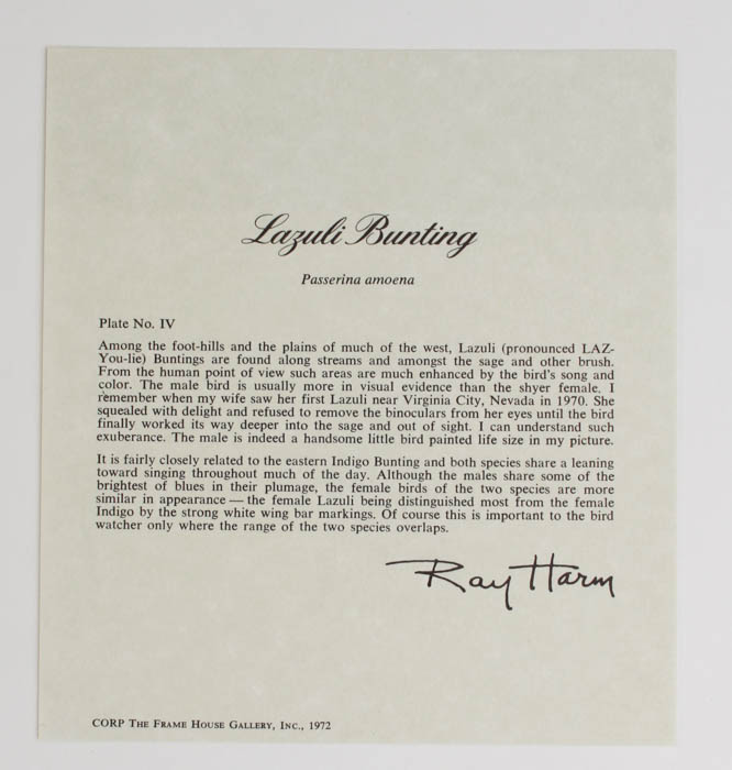 Quintet of Signed Ray Harm Prints