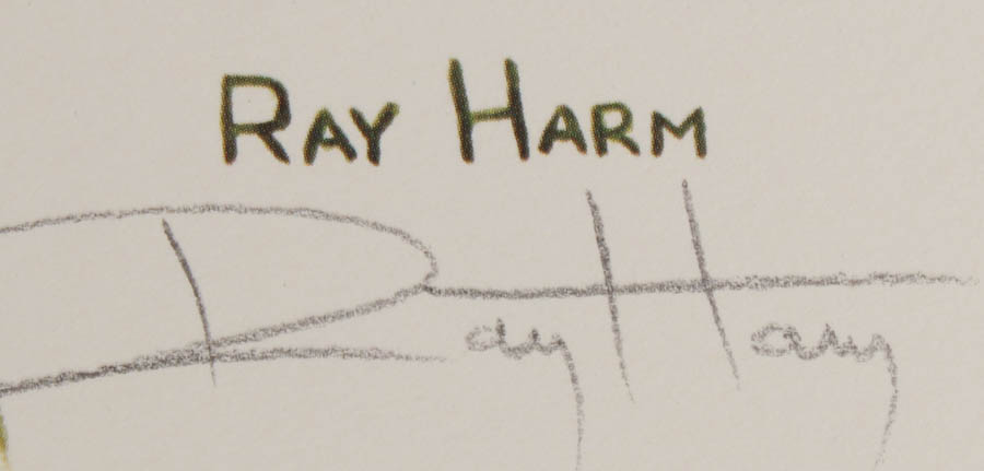 Quintet of Signed Ray Harm Prints