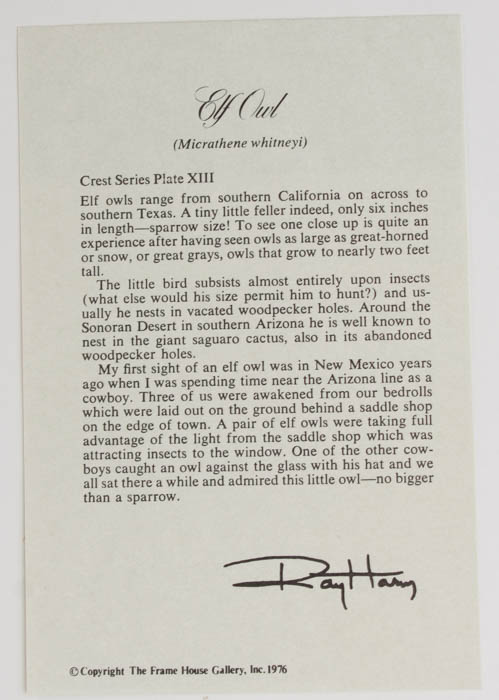 Quintet of Signed Ray Harm Prints