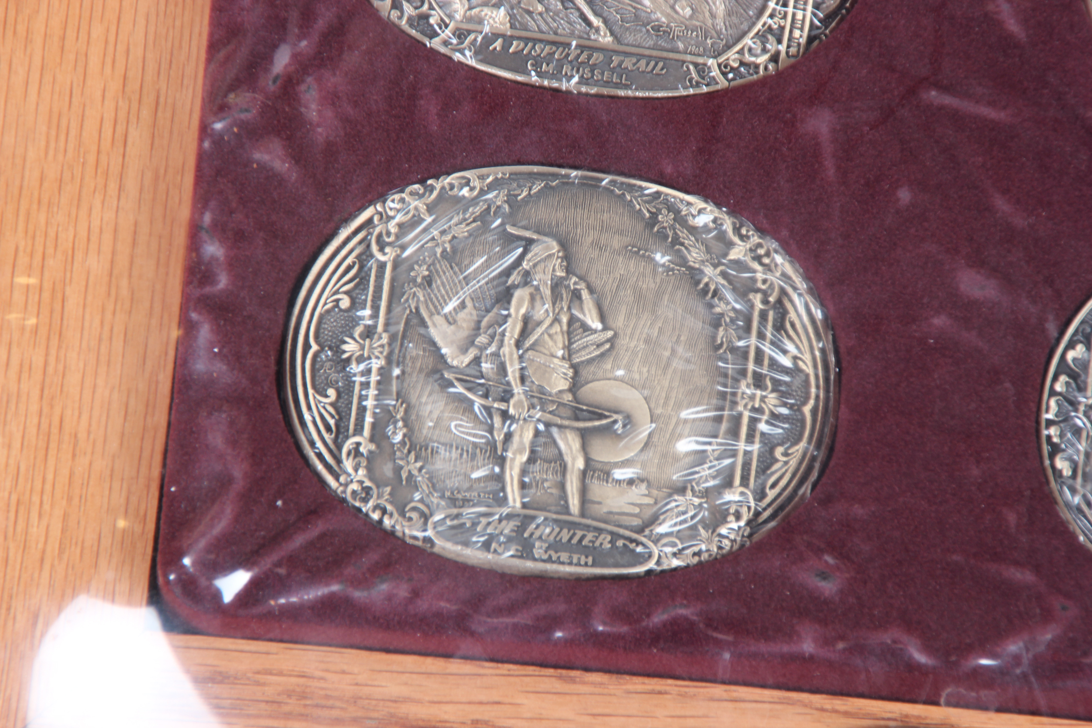 Visions of the Old West Framed Belt Buckles