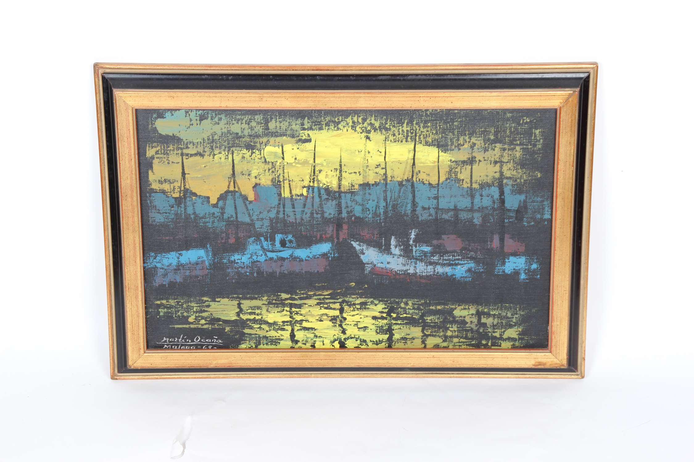 Framed Martin Ocaña Painting