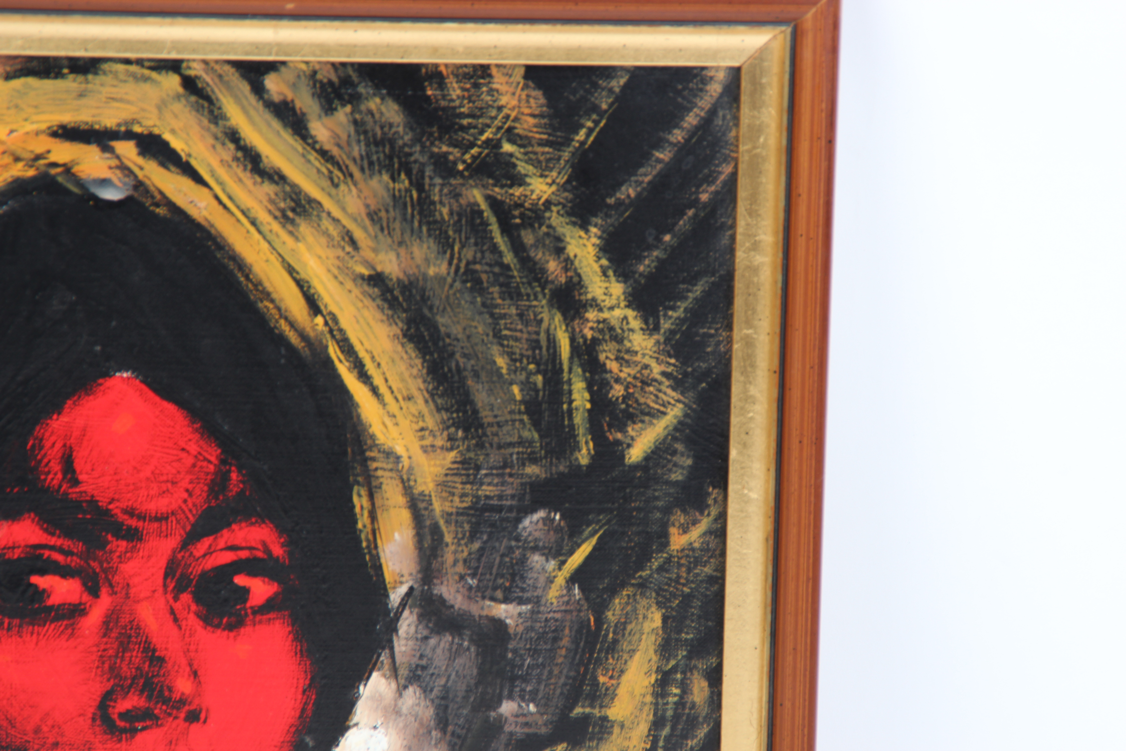 Martin Ocaña Portrait of Woman Painting