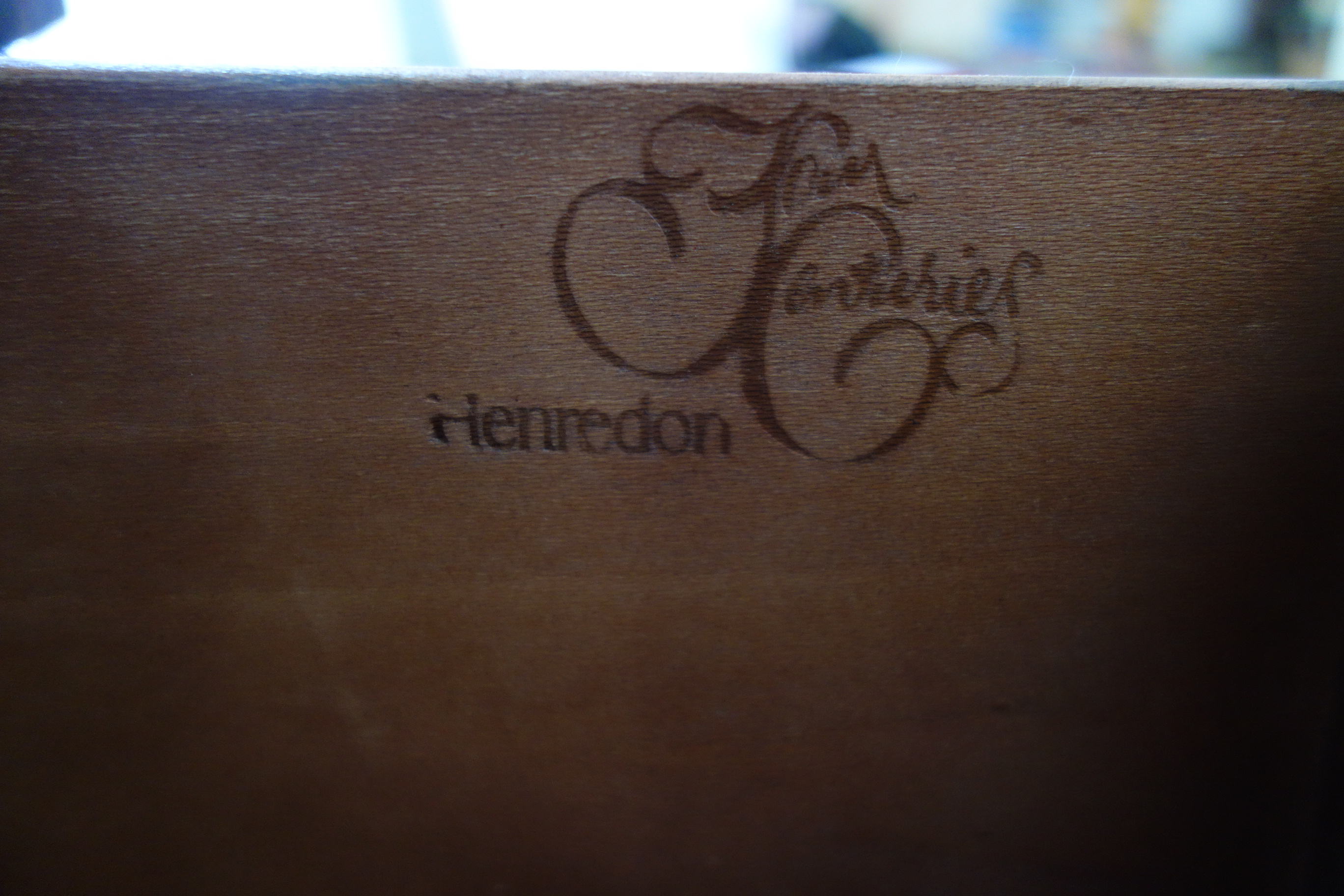 Henredon Four Centuries Vintage Lighted Secretary