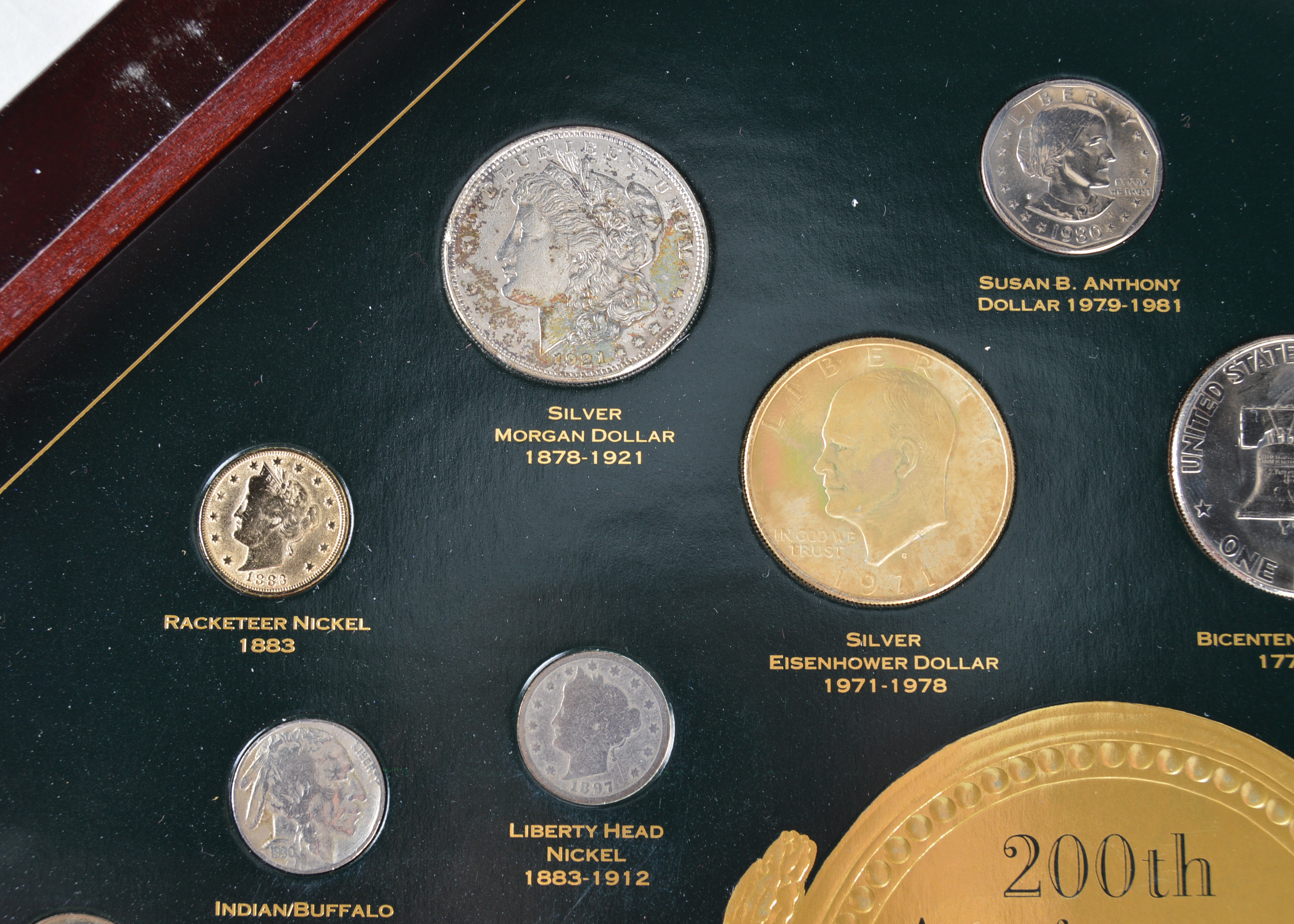 Shadow Box of 200th Anniversary of United States Coinage