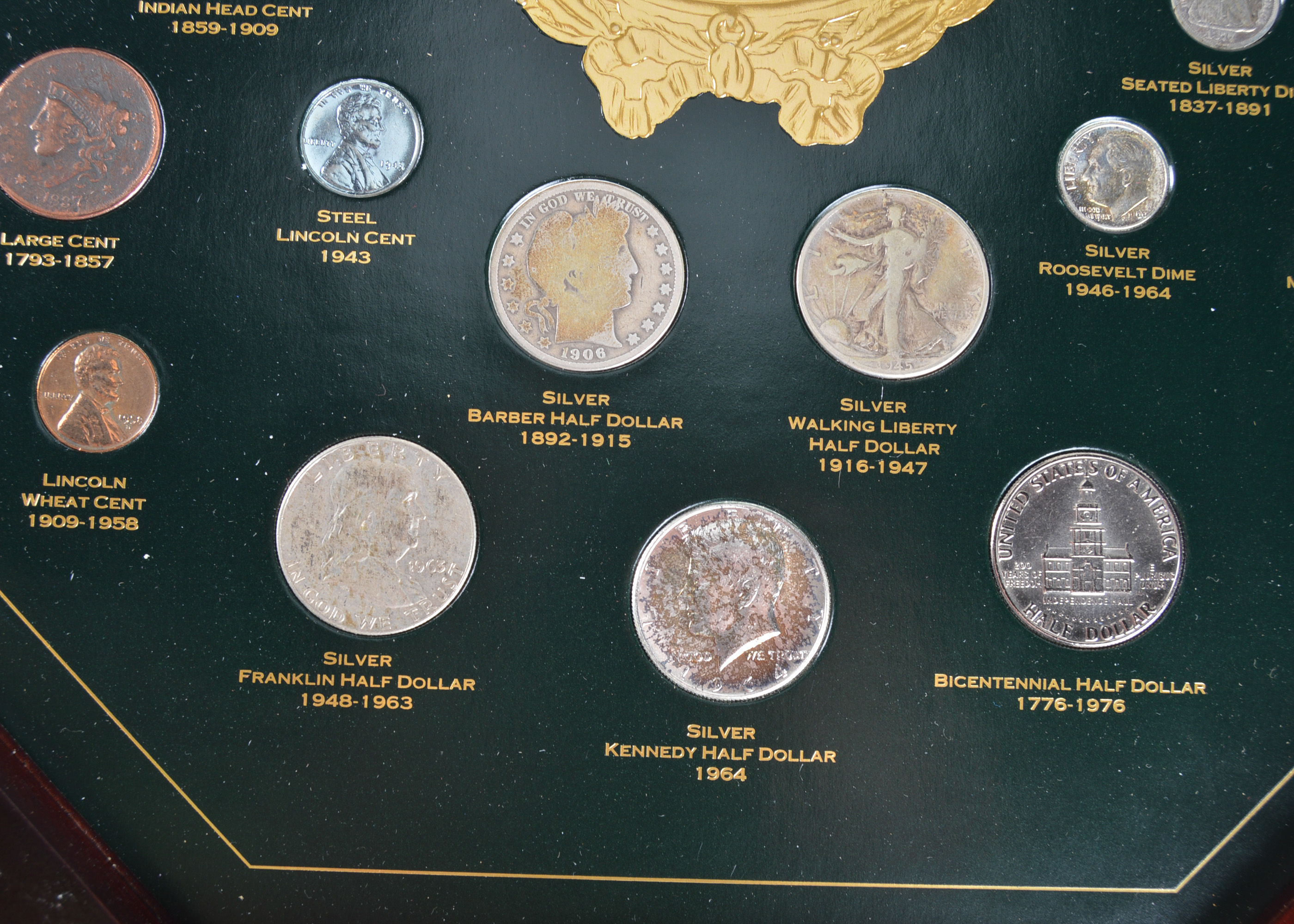 Shadow Box of 200th Anniversary of United States Coinage