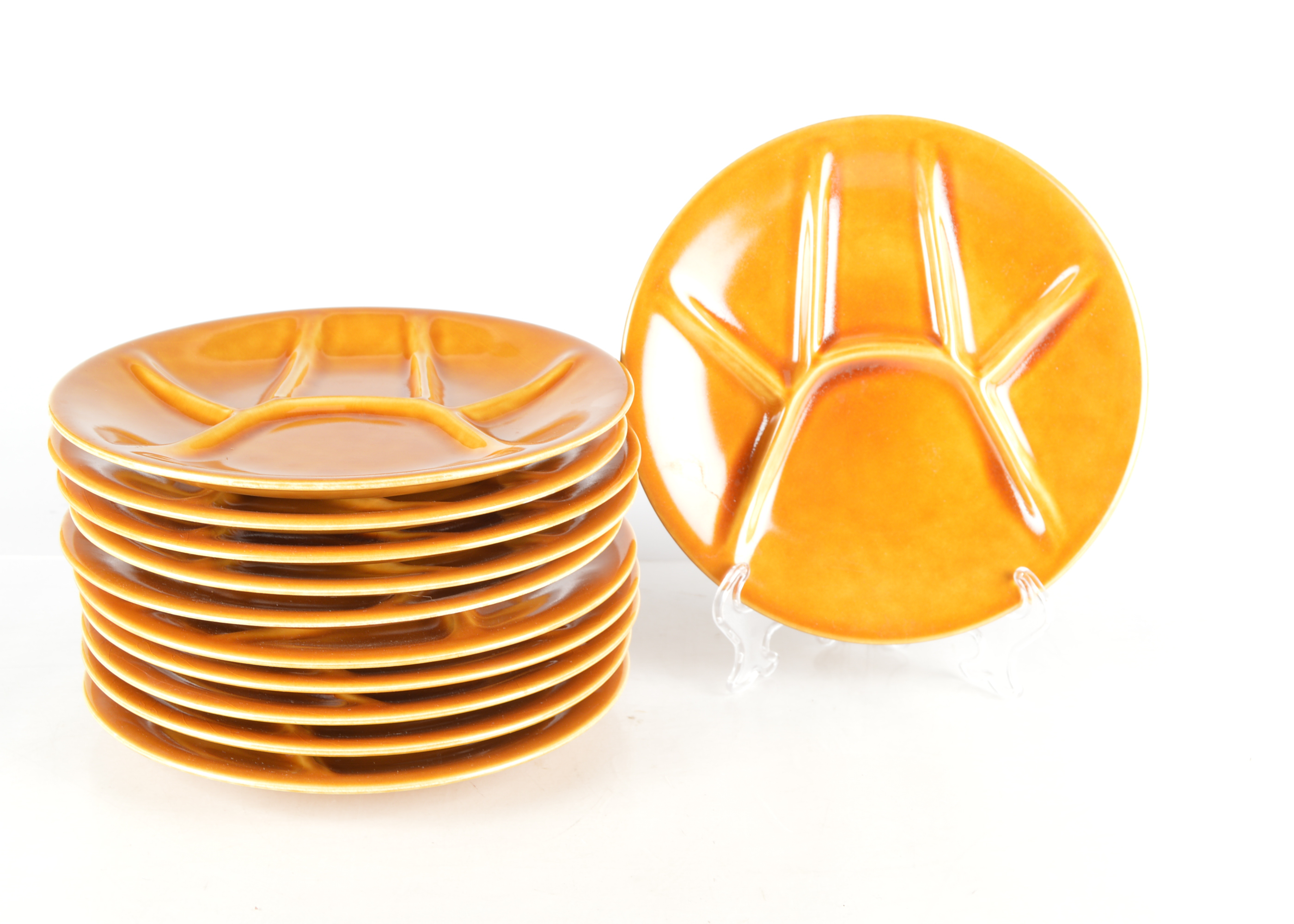 Vintage Pottery and Butterfly Wall Decoration