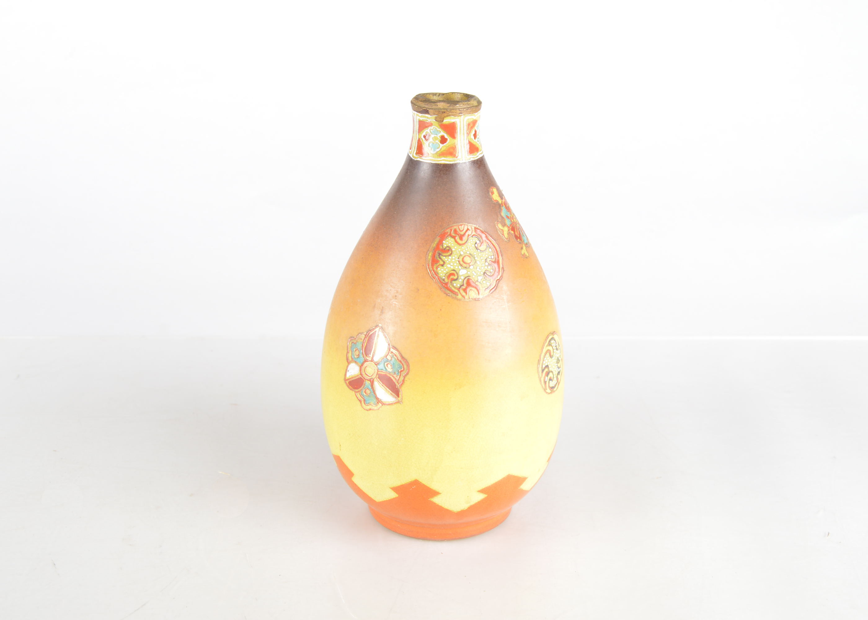 Vintage Pottery and Butterfly Wall Decoration