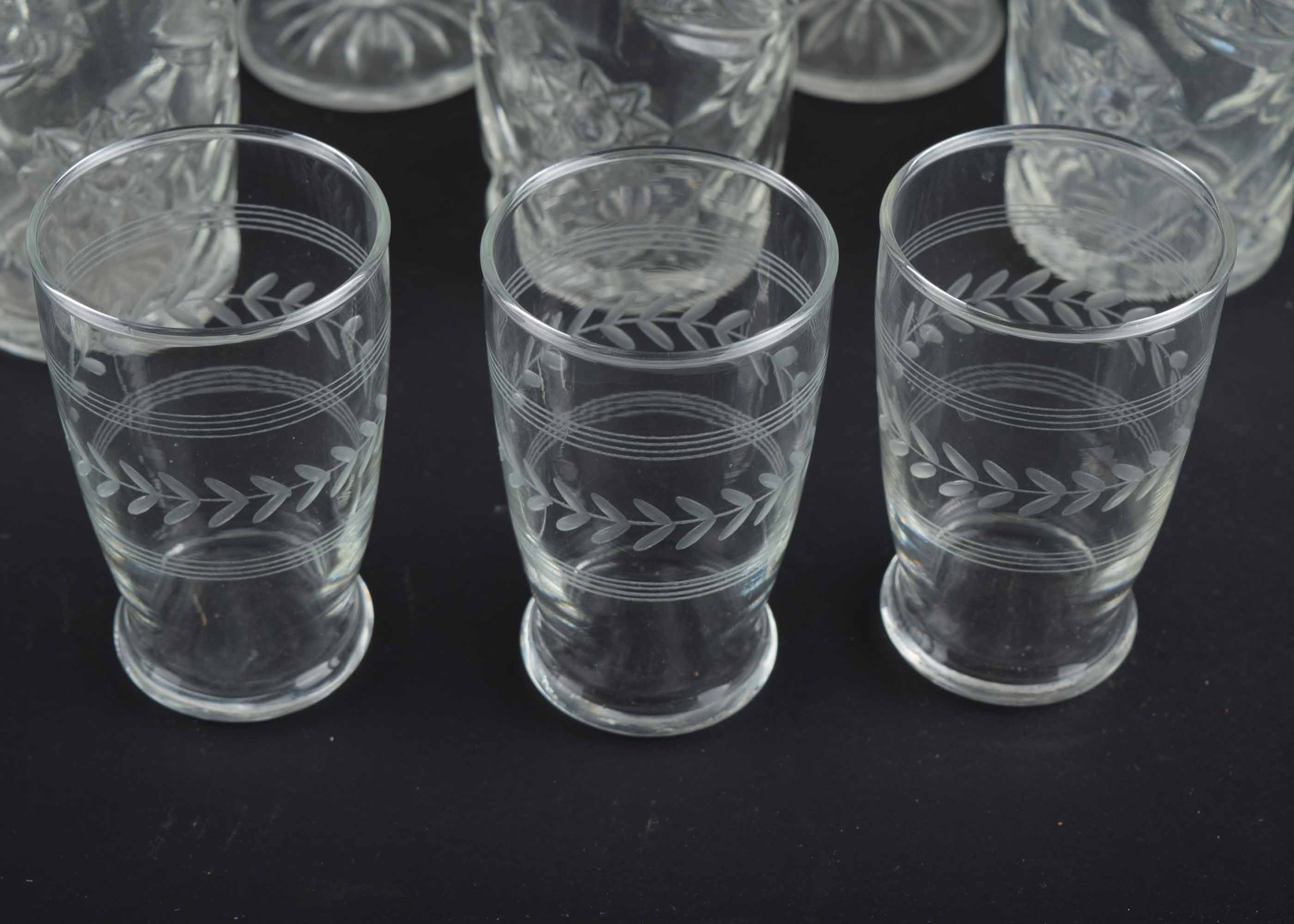 Glass and Crystal Tumbler and Flute Collection