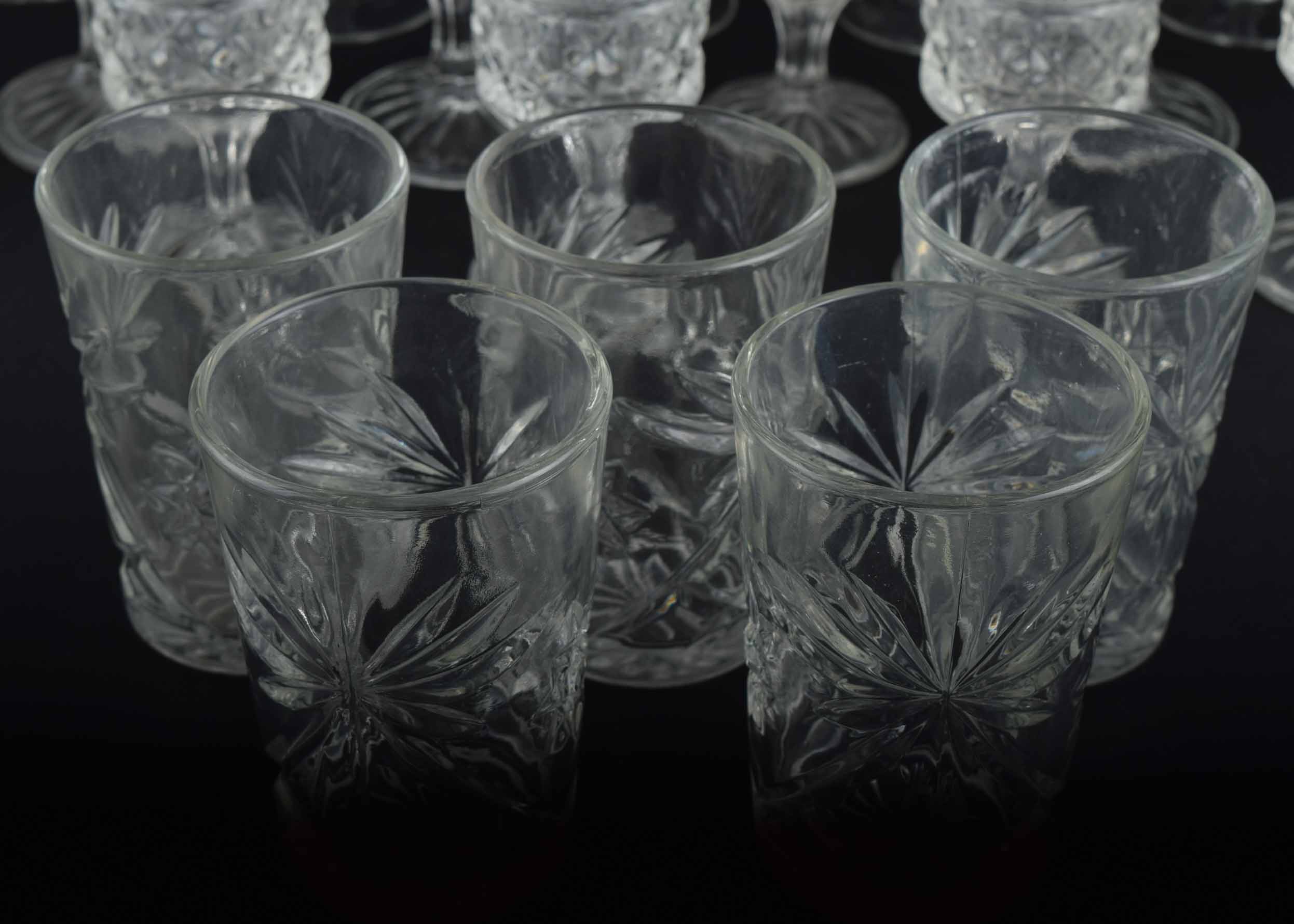 Glass and Crystal Tumbler and Flute Collection