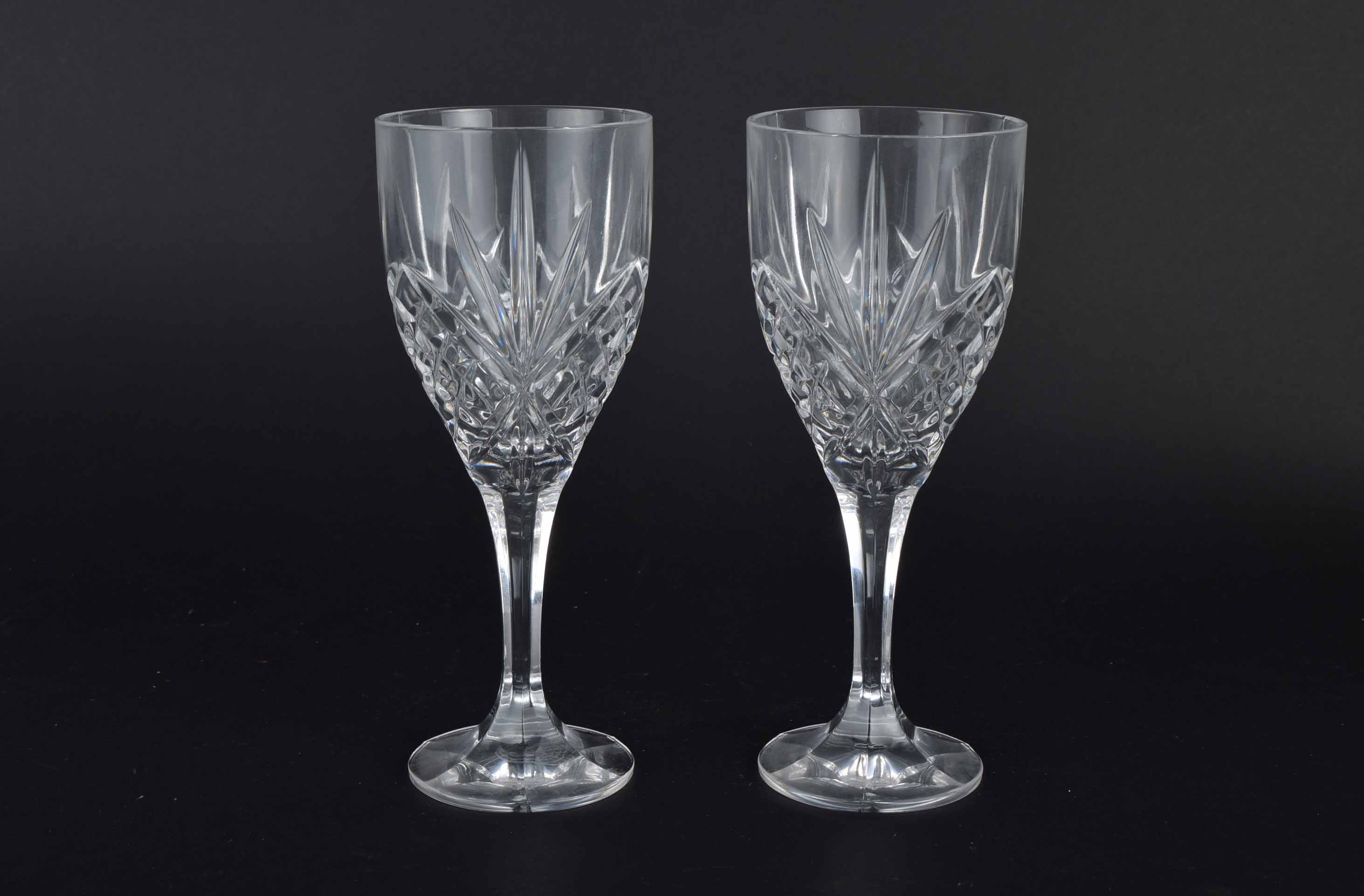 Glass and Crystal Tumbler and Flute Collection