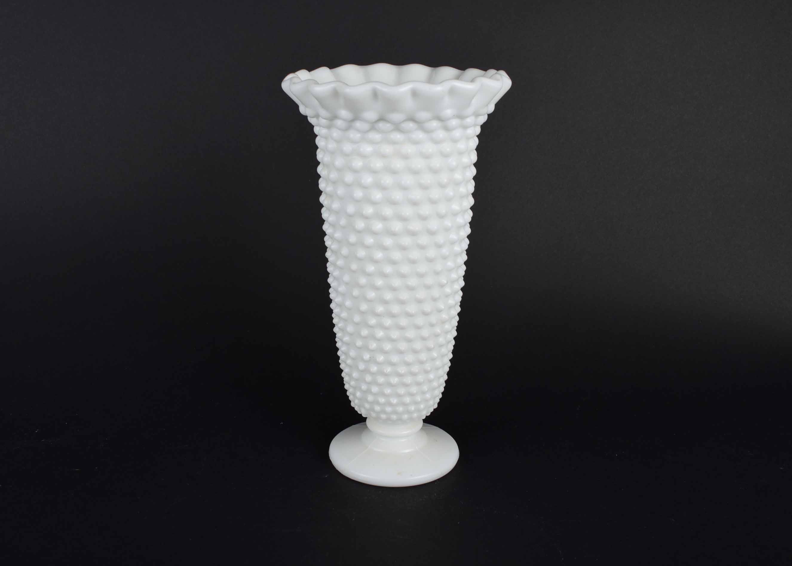 Vintage Fenton Milk Glass and White Ceramic Assortment