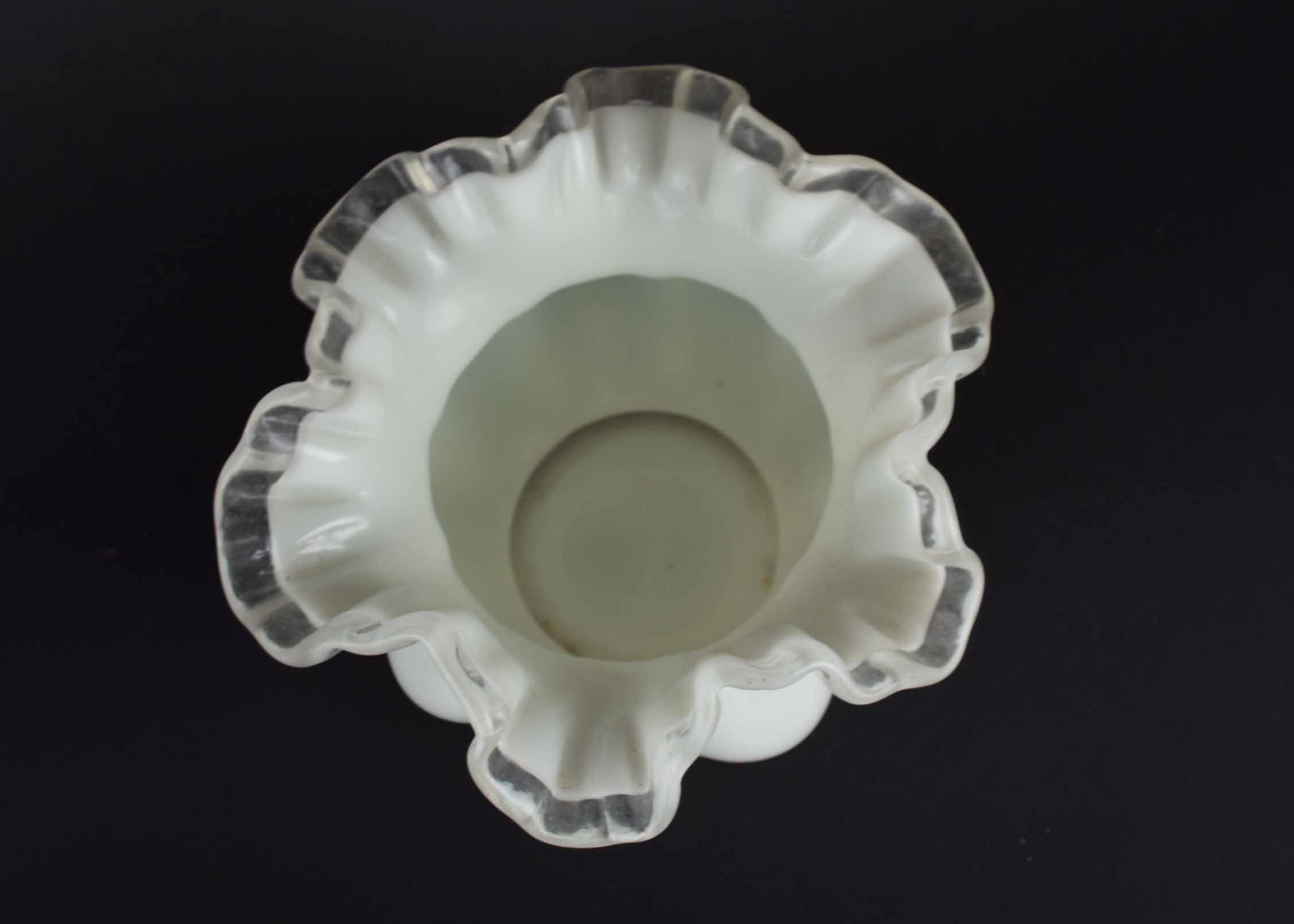 Vintage Fenton Milk Glass and White Ceramic Assortment