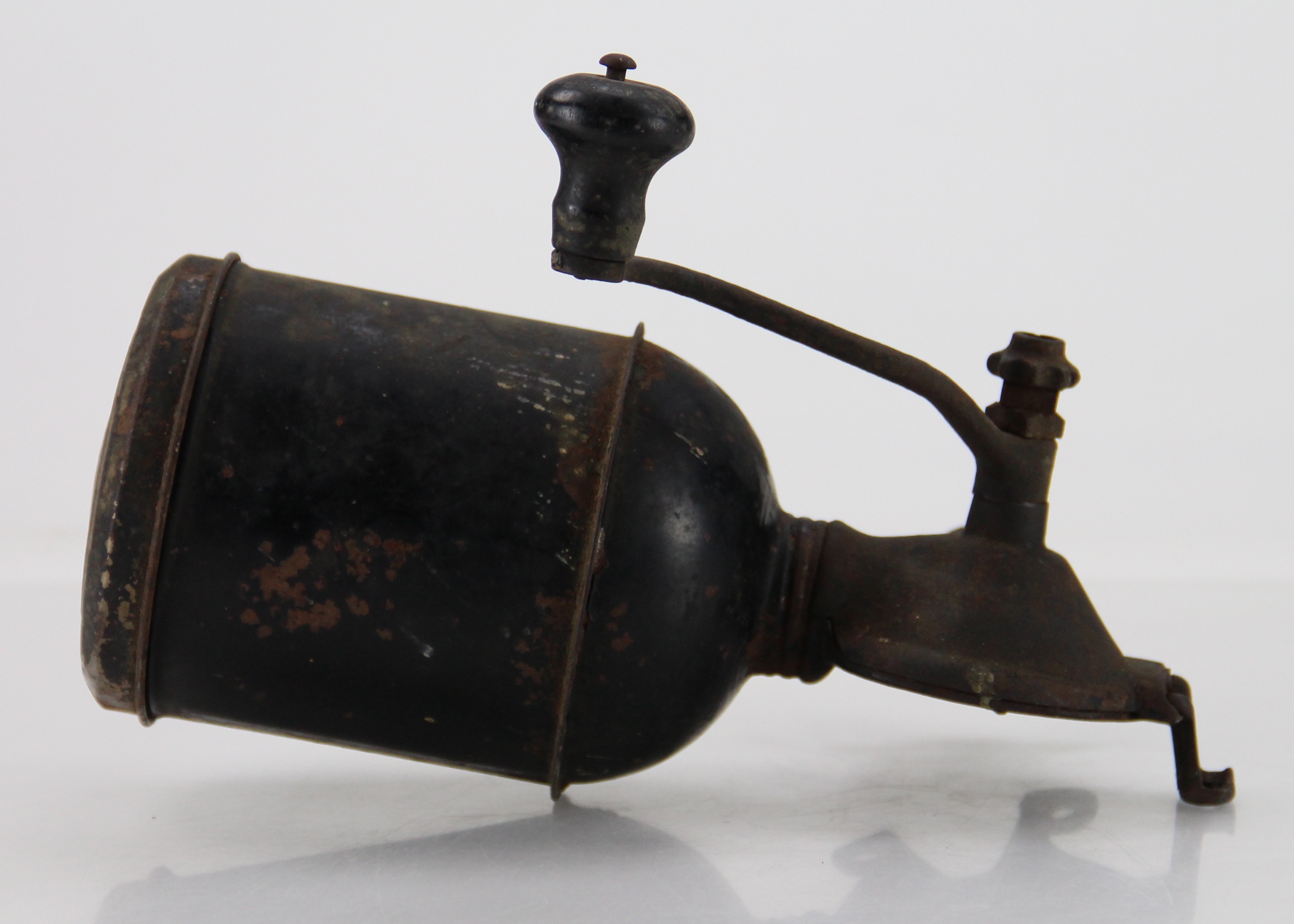 Vintage Regal Cast Iron and Tin Wall Mount Coffee Grinder