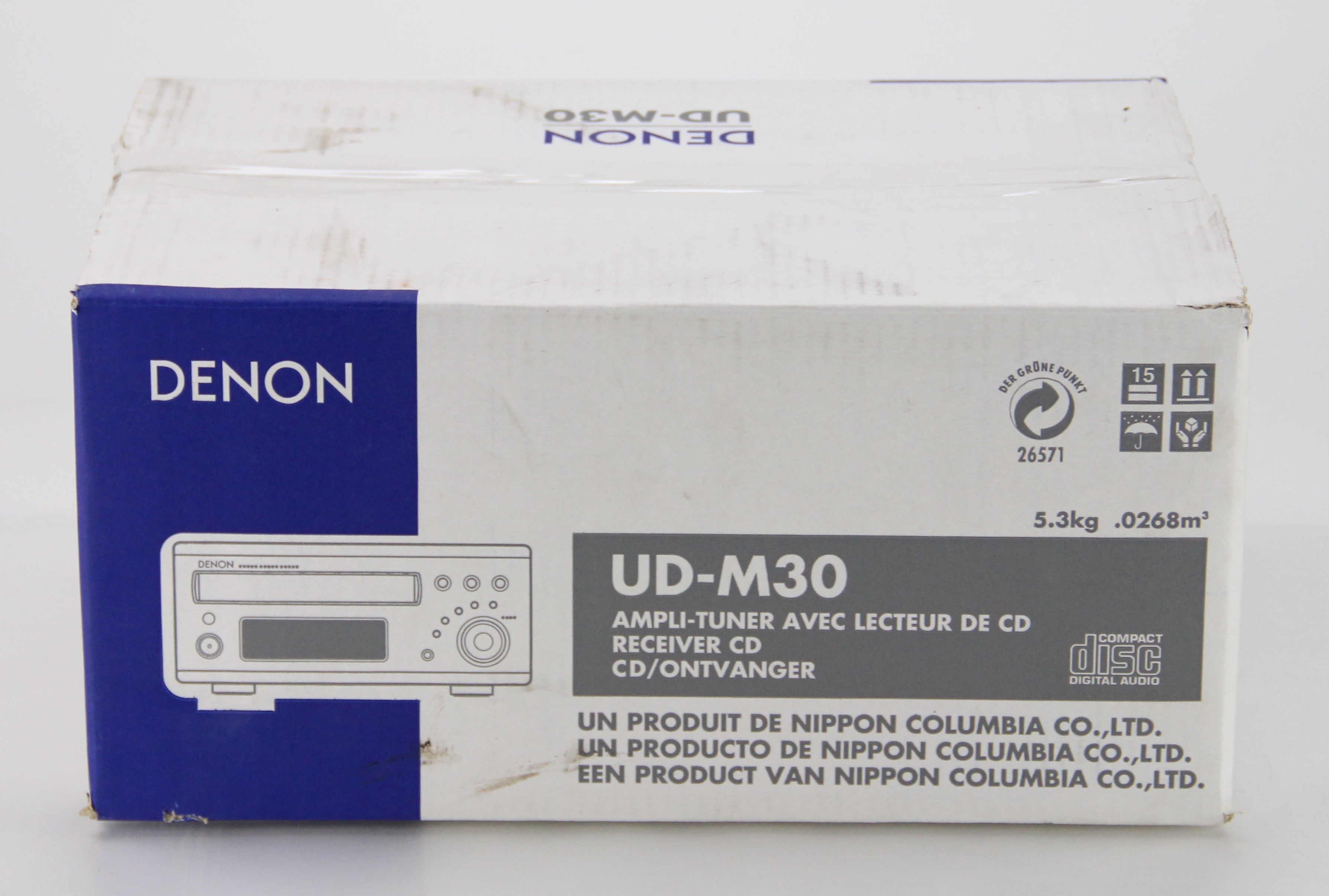 Denon UD-M30 CD Receiver and Sharper Image Alarm Clock