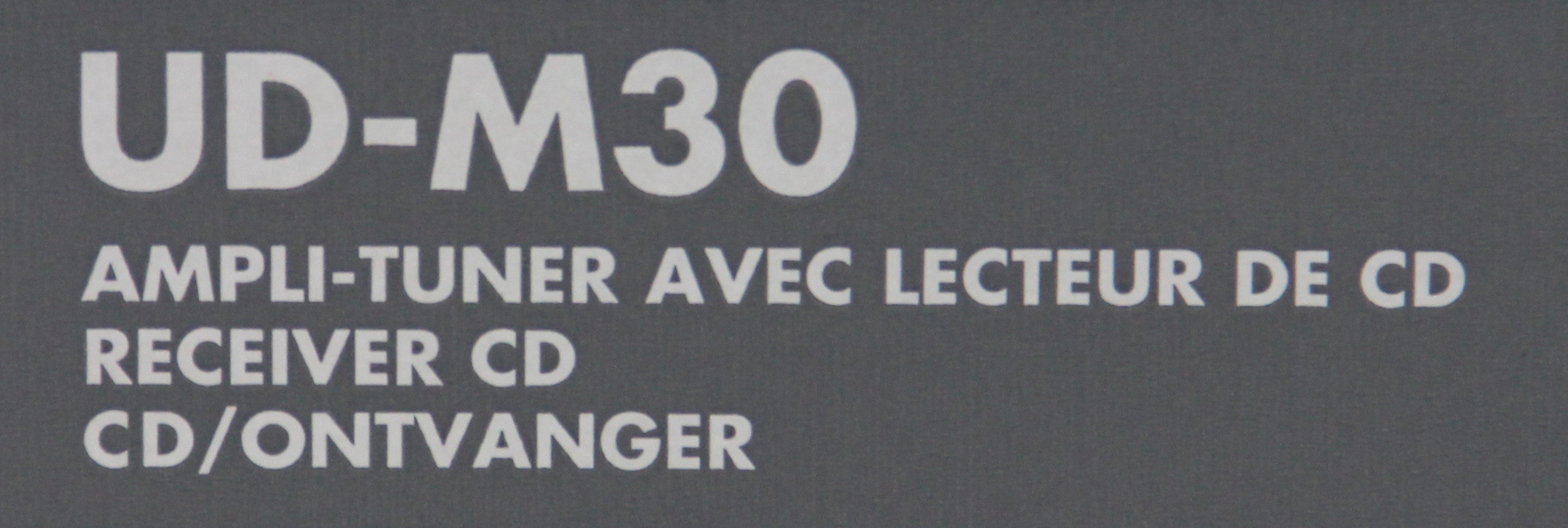 Denon UD-M30 CD Receiver and Sharper Image Alarm Clock